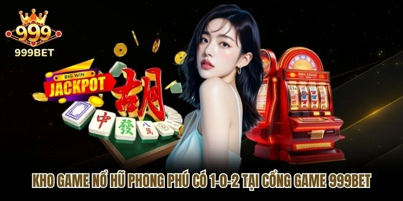 Kho game nổ hũ phong phú có “1-0-2” tại cổng game&nbsp;999bet
