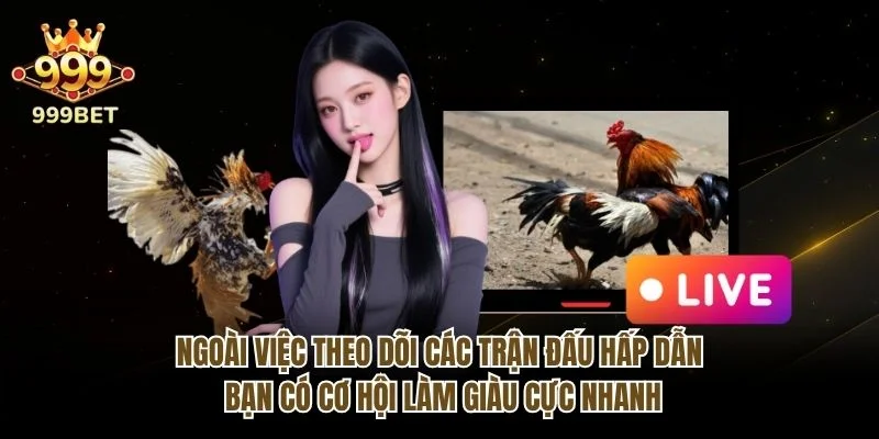 Ngoài việc theo dõi các trận đấu hấp dẫn, bạn có cơ hội làm giàu cực nhanh